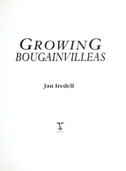 Cover of: Growing bougainvilleas