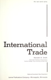 Cover of: International trade