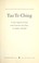 Cover of: Tao te ching