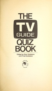 Cover of: TV Guide Quizbook