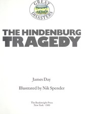 Cover of: The Hindenburg tragedy