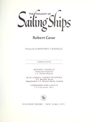 Cover of: The twilight of sailing ships. by Robert Carse