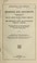 Cover of: Hearings and arguments in the matter of the applications of the St. Croix water power company and the Sprague's Falls manufacturing company, limited