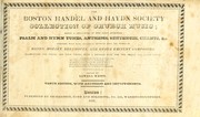 The Boston Handel and Haydn Society collection of church music by Mason, Lowell