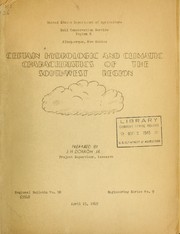 Certain hydrologic and climatic characteristics of the Southwest region by J. H. Dorroh