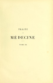 Cover of: Trait©℗♭ de m©℗♭decine ... by Ch Bouchard, ©℗douard Brissaud, Jean-Martin Charcot