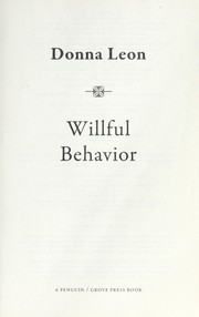 Cover of: Willful behavior