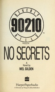Cover of: Beverly Hills 90210: No Secrets (Beverly Hills, 90210)