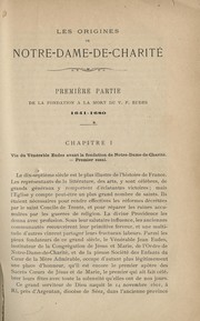 Cover of: Les origines de N©þtre-Dame-de-Charit©♭ by Joseph Marie Ory