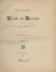 Cover of: The Story of the Irish in Boston