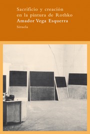 Cover of: Sacrificio y creación en la pintura de Rothko
