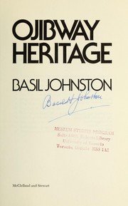 Cover of: Ojibway heritage by Basil Johnston