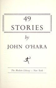 Cover of: 49 stories. by John O'Hara