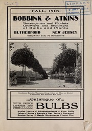 Cover of: Catalogue of Dutch, French, Japanese and other bulbs