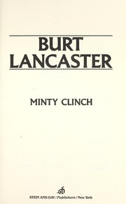 Burt Lancaster by Minty Clinch