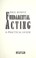 Cover of: Fundamental acting
