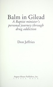 Cover of: Balm in Gilead by Don Jeffries