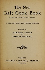 Cover of: The new Galt cook book