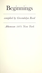 Cover of: Beginnings.