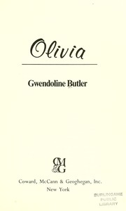 Olivia by Gwendoline Butler