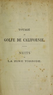 Voyage au Golfe de Californie .. by C. Combier