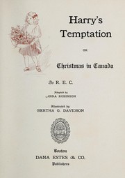 Cover of: Harry's temptation, or, Christmas in Canada