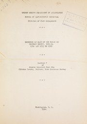 Cover of: Expenses on each of 100 farms in Clinton County, Indiana 1910 and 1913 to 1919: section V of source material from the Clinton County, Indiana, Farm Business Survey