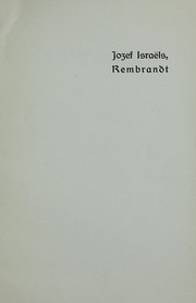 Cover of: Rembrandt: eine Studie
