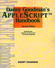 Cover of: Danny Goodman's Applescript Handbook by Danny Goodman