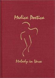 Cover of: Medica Poetica by Sylvia Seroussi Chatroux
