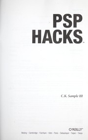 Cover of: PSP Hacks by C. K. Sample