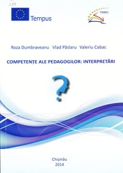 Competenţe ale pedagogilor by Roza Dumbrăveanu, Valeriu Cabac