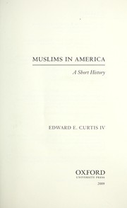 Cover of: Muslims in America by Edward E. Curtis