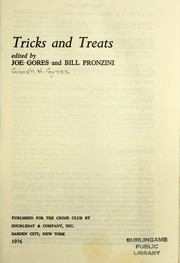 Cover of: Tricks and treats by edited by Joe Gores and Bill Pronzini.