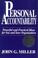 Cover of: Personal Accountability 