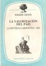 Cover of: Valorizacion del Pais 1920, La