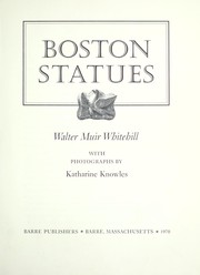 Cover of: Boston, statues by 