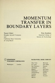 Momentum transfer in boundary layers by Tuncer Cebeci