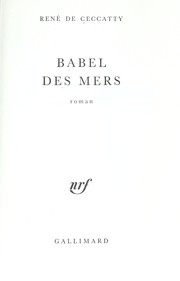 Cover of: Babel des mers: roman