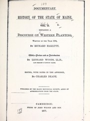 Cover of: A discourse on western planting by Richard Hakluyt