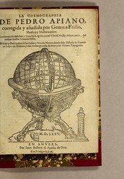 Cover of: La cosmographia de Pedro Apiano by Peter Apian