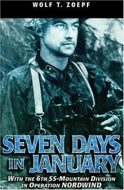 Cover of: Seven Days in January by Wolf T. Zoepf, Wolf T. Zoepf