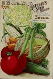 Cover of: Nineteenth annual seed catalog: farm, field and garden seeds