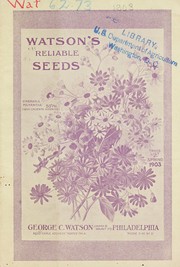 Cover of: Watson's reliable seeds by George C. Watson (Firm)