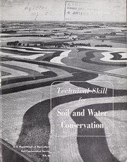 Cover of: Technical skill for soil and water conservation
