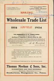 Cover of: Spring wholesale trade list