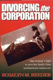 Divorcing the corporation by Rosalyn M. Reeder