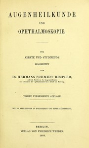 Cover of: Augenheilkunde und Ophthalmoskopie: f©℗ơr Aertze und Studirende