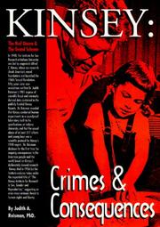 Cover of: Kinsey: Crimes and Consequences the Red Queen and the Grand Scheme