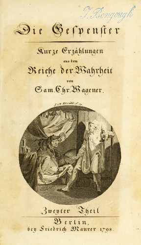 Die Gespenster (1798 edition) | Open Library